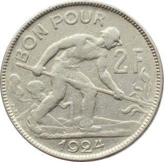 Luxembursko 2 Francs 1924