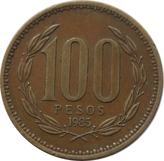 Čile 100 Pesos 1985