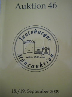 Aukčný katalóg Teutoburger Münzauktion