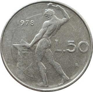 Taliansko 50 Lír 1978