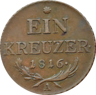 František I. Ein Kreuzer 1816 A