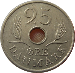Dánsko 25 Ore 1967
