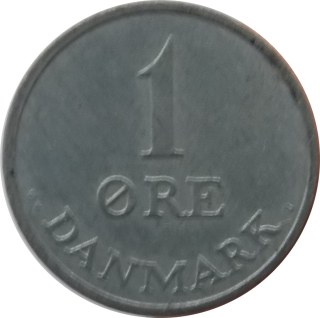 Dánsko 1 Ore 1970