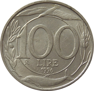 Taliansko 100 Lír 1996