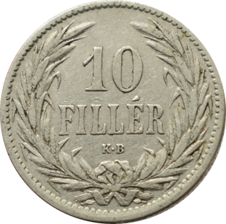 F.J. 10 Fillér 1894 K.B