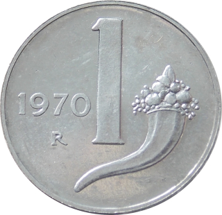 Taliansko 1 Lira 1970