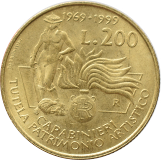 Taliansko 200 Lír 1999