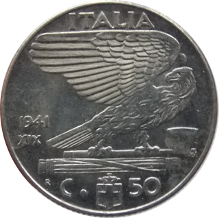 Taliansko 50 Centesimi 1941