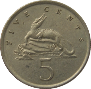 Jamajka 5 Cents 1969