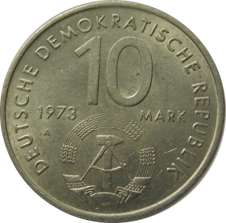 DDR 10 Mark 1973 A