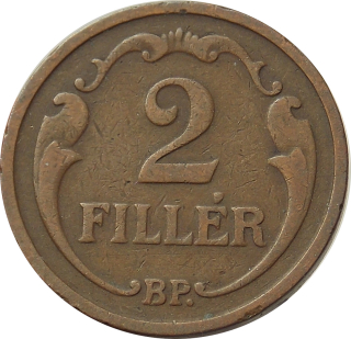Maďarsko 2 Fillér 1926