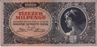 Maďarsko 10 000 Milpengo 1946