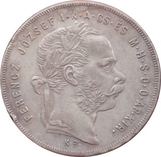 F.J. 1 Forint 1879 K.B.
