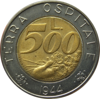 San Maríno 500 Lira 1991