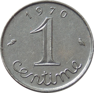 Francúzsko 1 Centime 1970