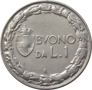 Taliansko 1 Lira 1922