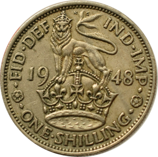 Anglicko 1 Shilling 1948