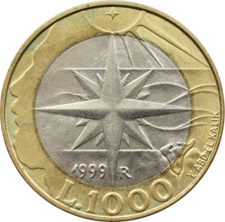 San Maríno 1000 Lira 1999