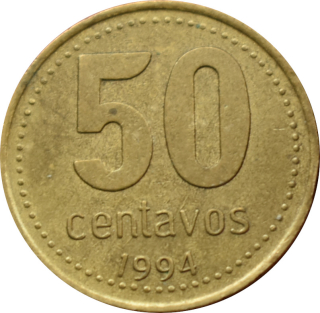 Argentína 50 Centavos 1994