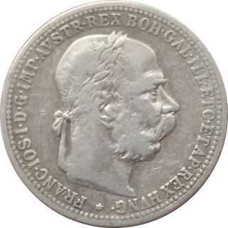 F.J. 1 Krone 1895 b.z.