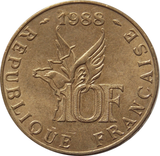 Francúzsko 10 Francs 1988