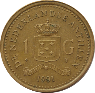 Holandské Antily 1 Gulden 1991