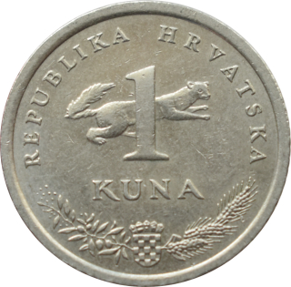 Chorvátsko 1 Kuna 1995