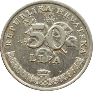Chorvátsko 50 Lipa 2007