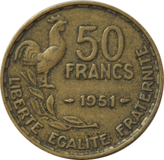 Francúzsko 50 Francs 1951