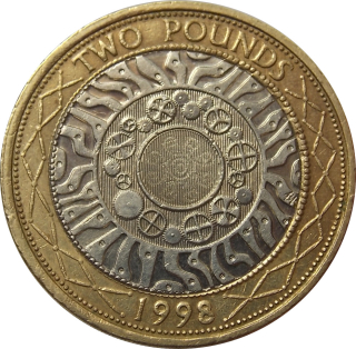 Anglicko 2 Pounds 1998