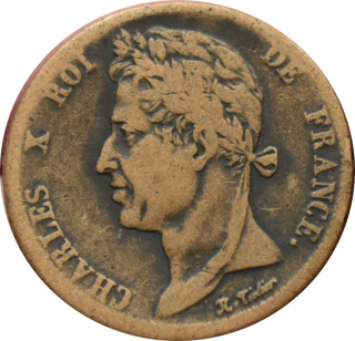 Francúzske kolónie 5 Centimes 1828
