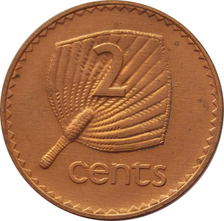 Fidži 2 Cents 2001