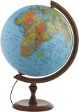 Školský globus svietaci politicko-fyzikálny 32 cm