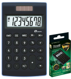 Kalkulačka TOOR 252-K čierna vrecková