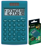 Kalkulačka TOOR 252-B modrá vrecková