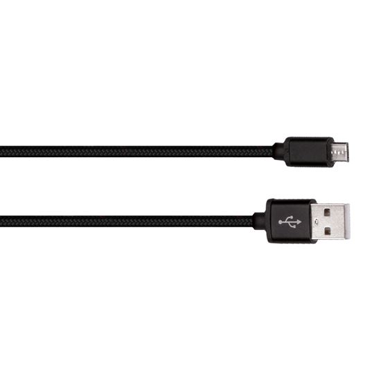 USB kábel, USB 2.0 A konektor - USB B micro konektor, blister, 1m