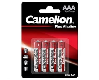 CAMELION Batérie alkalické PLUS AAA 4ks LR03