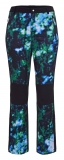 Dámske lyžiarske softshellové nohavice Icepeak Etna 54103-380 zelený akvarel
