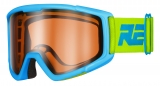 Detské lyžiarske okuliare Relax Slider HTG30B modrá/zelená/oranžová šošovka