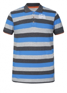 Pánske tričko polo Icepeak Kenny modrá / sivá 57753-330