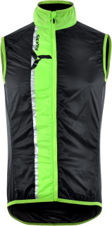 Pánská cyklistická vesta Silvini Garcia MJ803 čierna/zelená