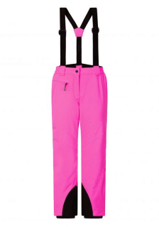 Dievčenské lyžiarske nohavice Icepeak Nigella neónovo ružové col. 630