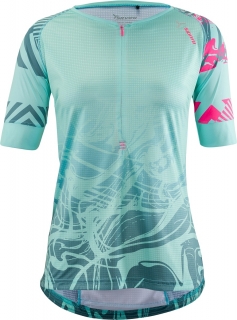 Dámsky cyklistický dres Silvini Stabina WD1432 turquoise-pink