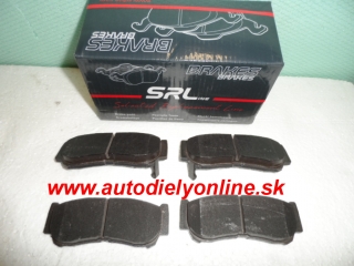 Hyundai SANTA FE 06- zadné platničky Sada / SRL /