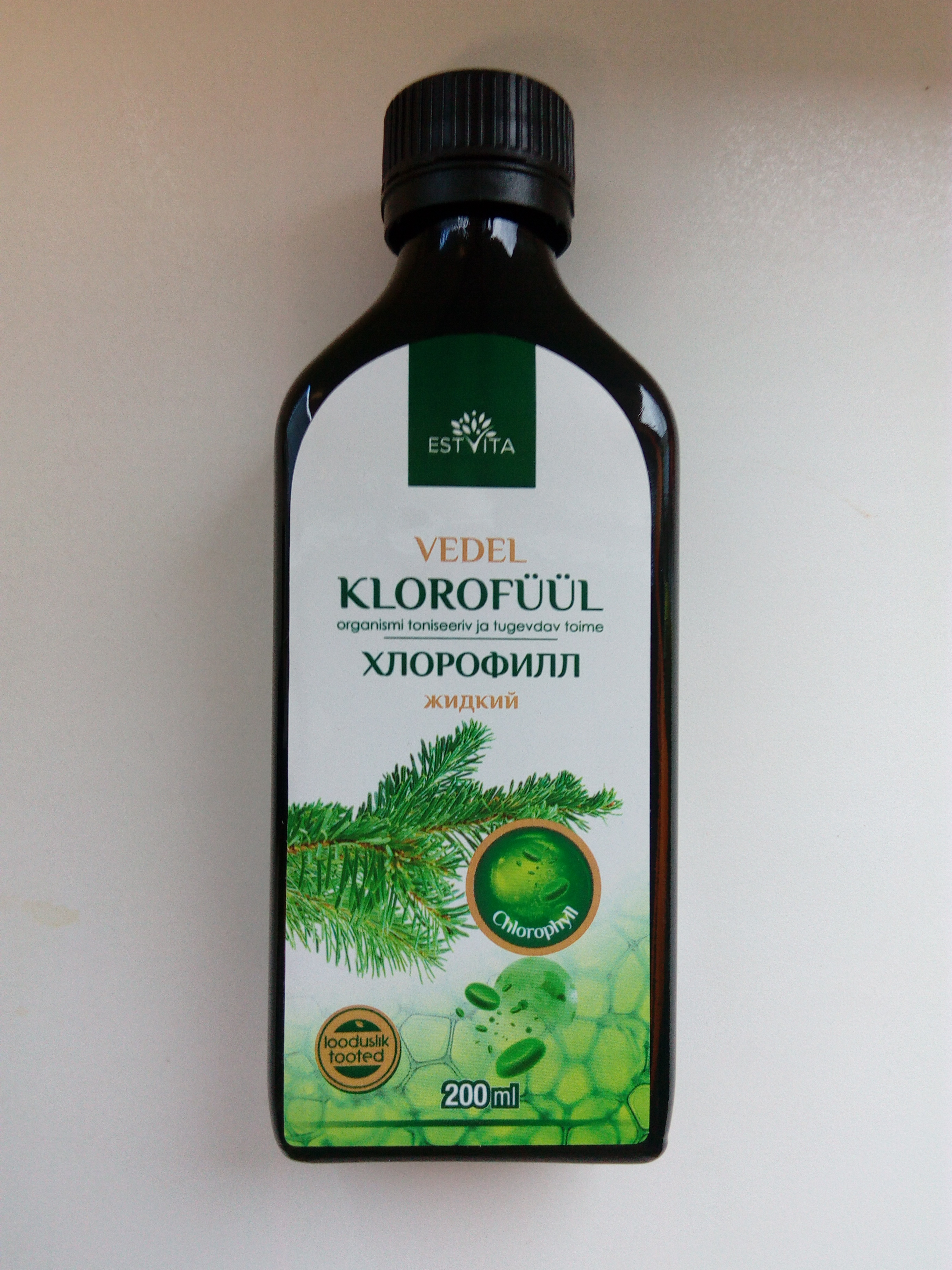 CHLOROFYL z ihličia sibírskeho smreka