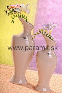 Zena váza béž.25cm 5504-25C