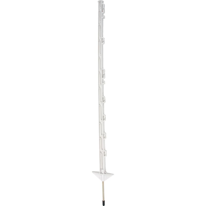 Stĺpik plastový, L 105 cm, biely, 10 Kus Pulsara