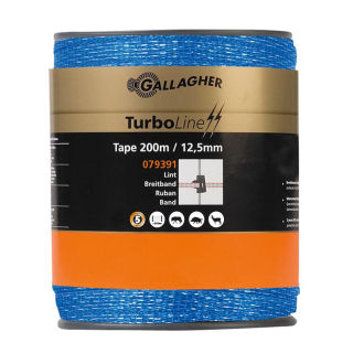 Páska vodivá, TurboLine, L 200 m, B 12,5 mm, modrá Gallagher