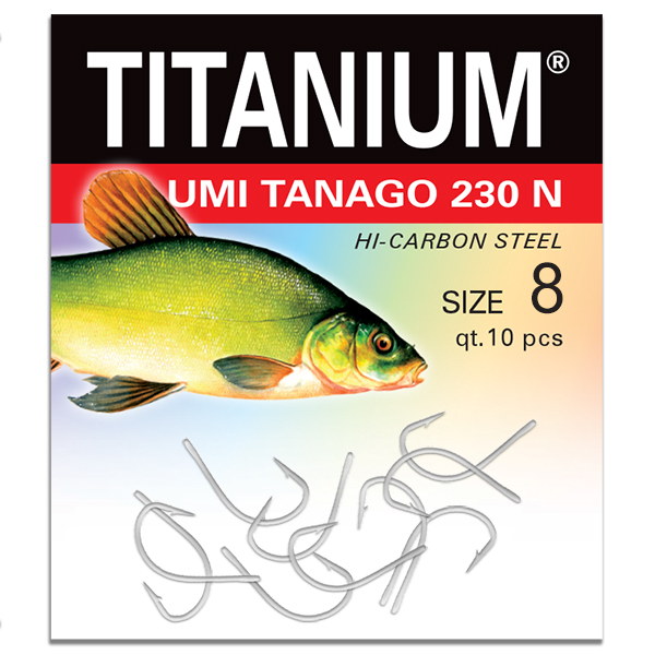 Háčik Titanium UMI TANAGO (10 ks), veľ. 8
