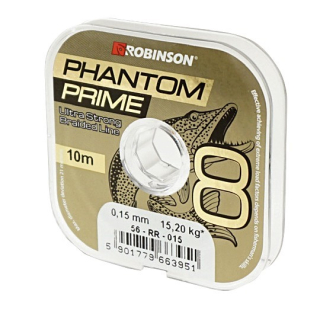 Šnúra Phantom Prime X8 0,06mm, 10m, tmavo zelená